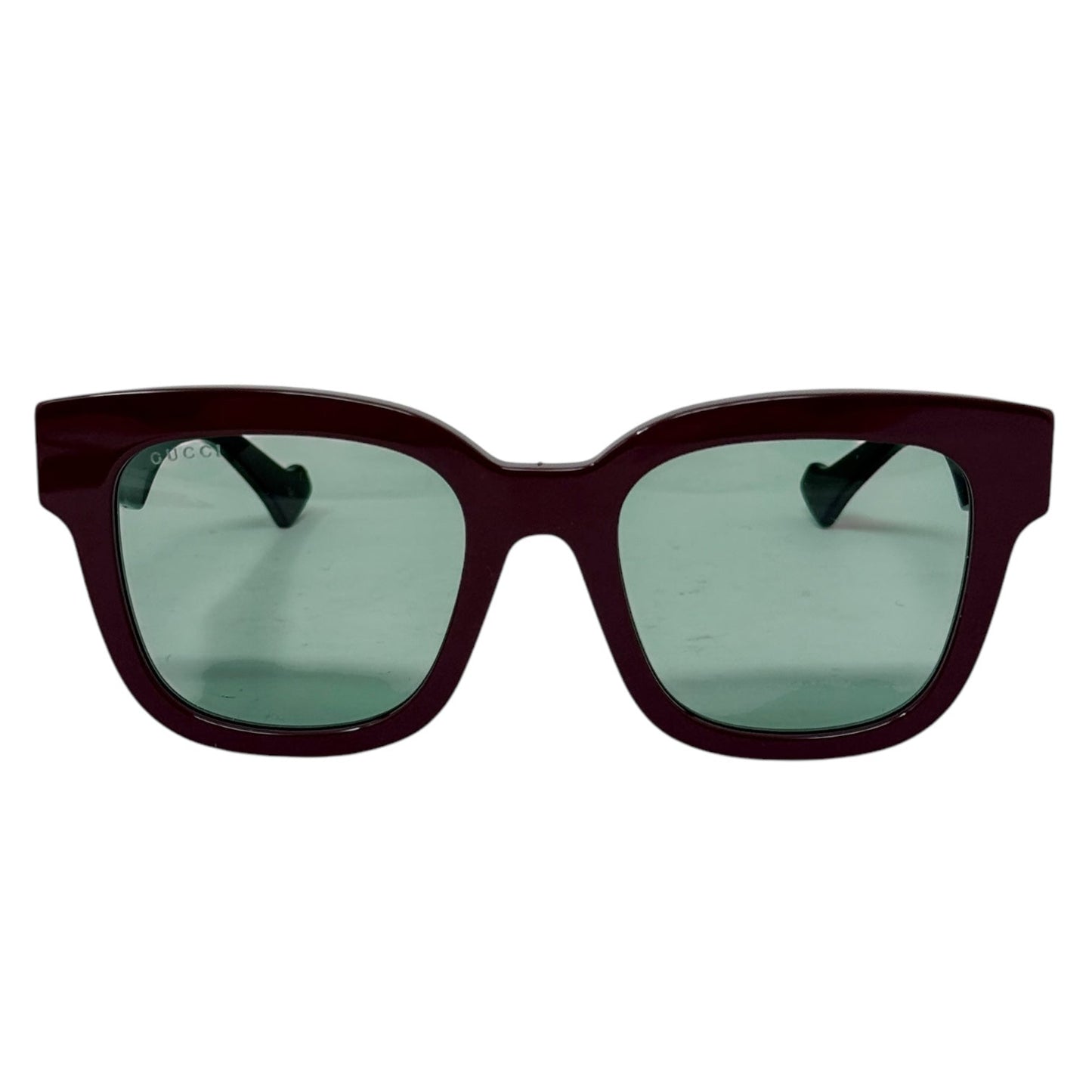 Square Acetate Frame GG0998S 52 MM Sunglasses Luxury Designer By Gucci In Brown/Black/Green