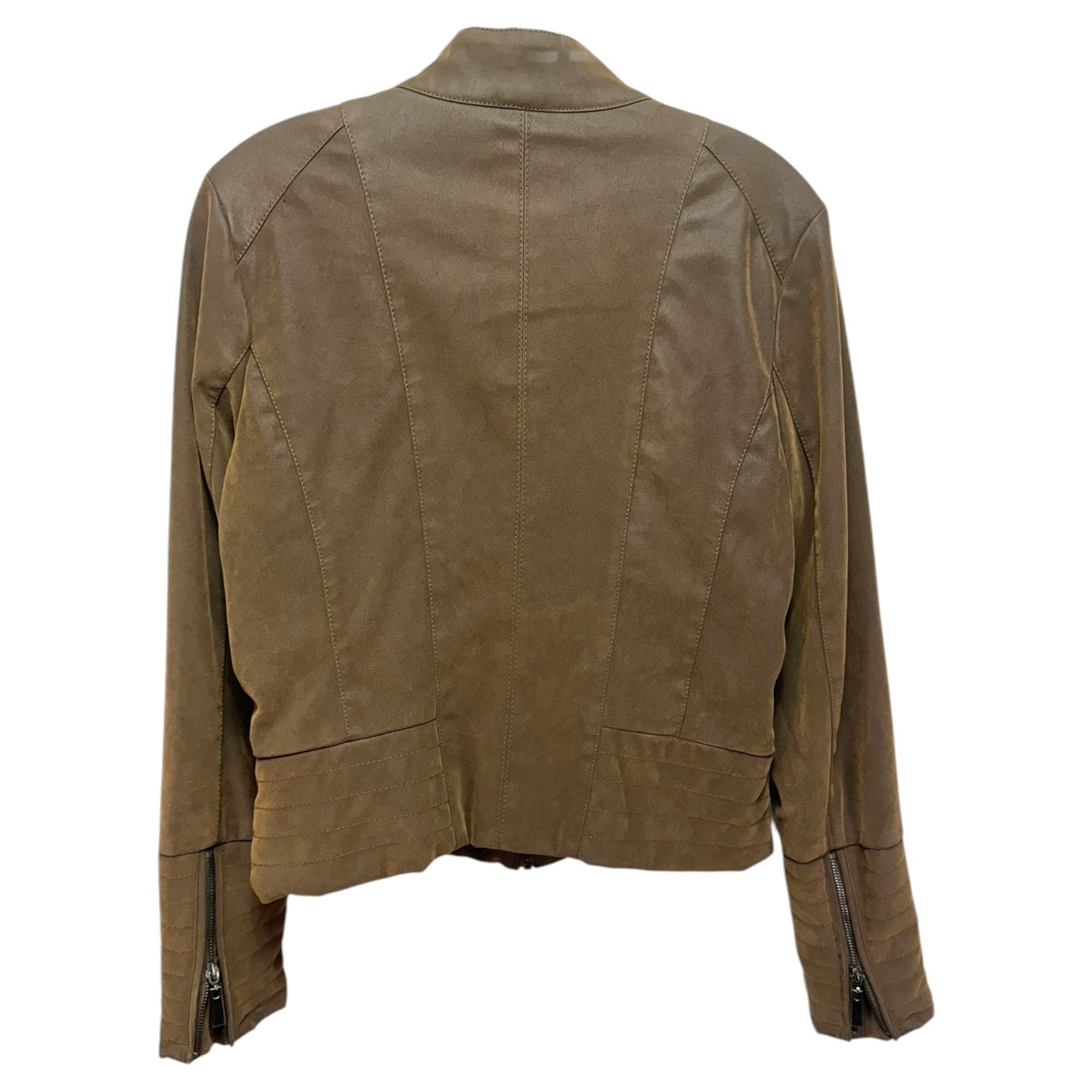 Jacket Moto By J2 In Brown, Size: M