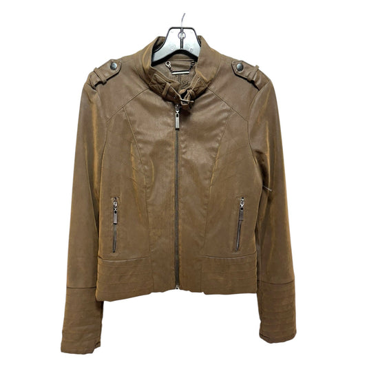 Jacket Moto By J2 In Brown, Size: M