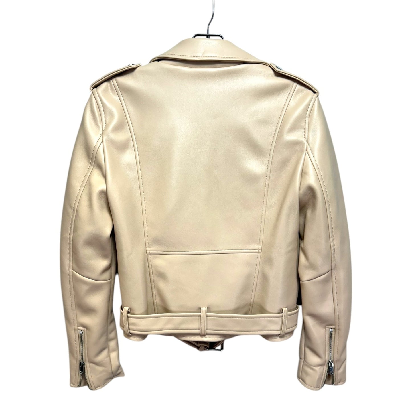 Jacket Moto By Truth In Cream, Size: S