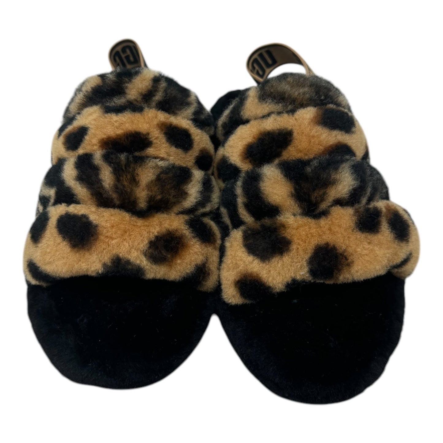 Fluff Yeah Animalia Sandal Shoes Designer By Ugg In Animal Print, Size: 9