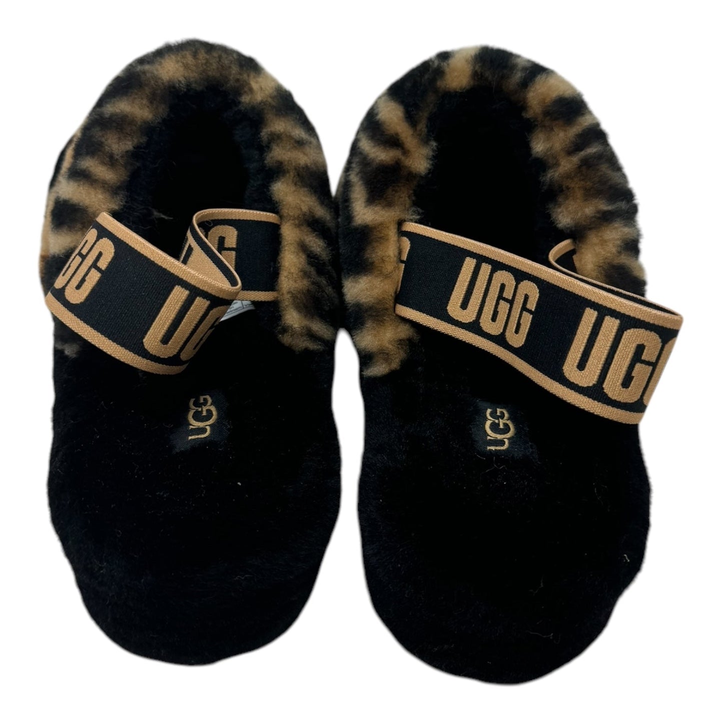 Fluff Yeah Animalia Sandal Shoes Designer By Ugg In Animal Print, Size: 9