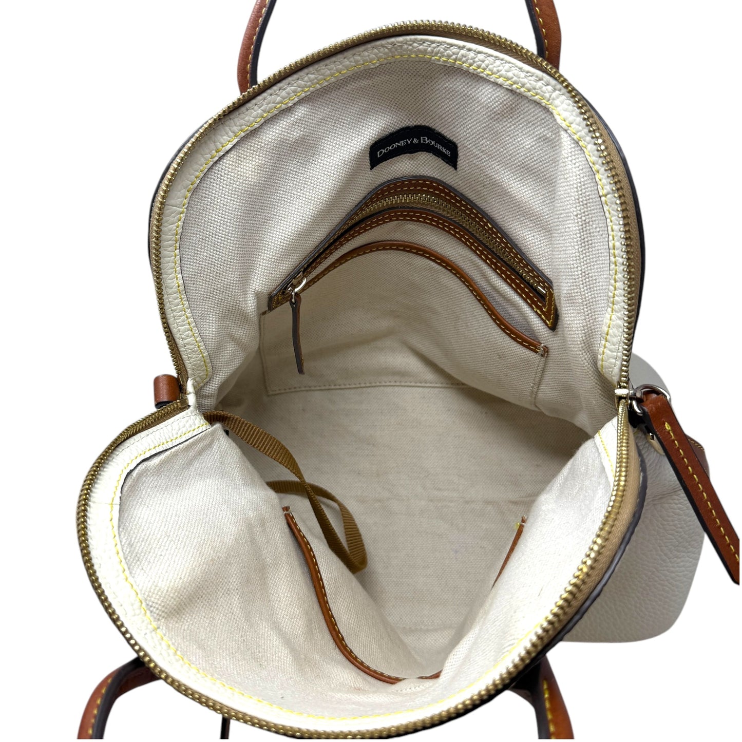 Pebble Grain Large Domed Satchel Designer By Dooney And Bourke, Size: Medium