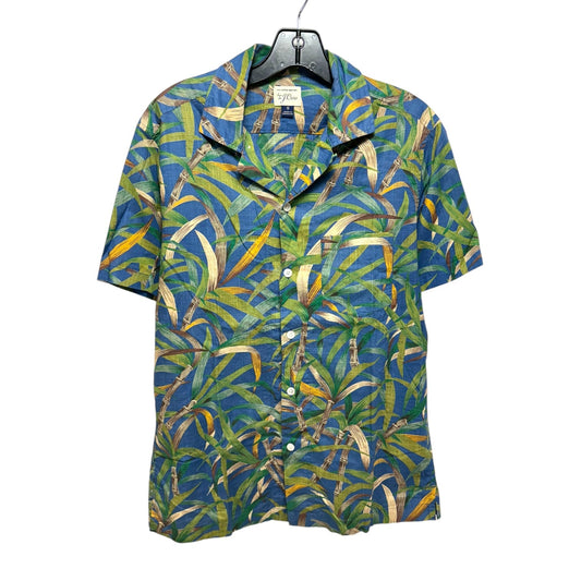 Top Short Sleeve By J. Crew In Tropical Print, Size: S