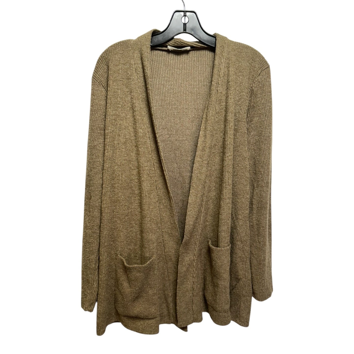 Sweater Cardigan By Zenana Outfitters In Brown, Size: Xl