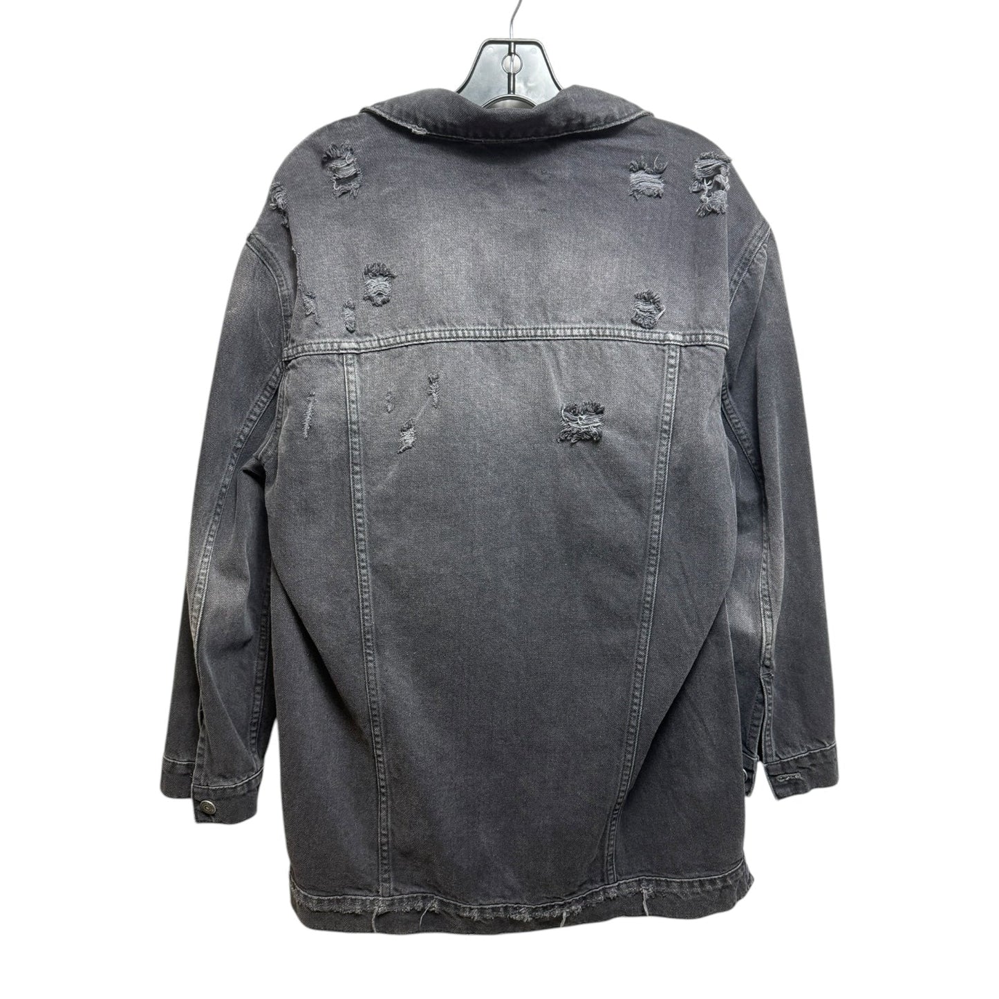 Distressed Jacket Denim By We The Free In Grey, Size: S