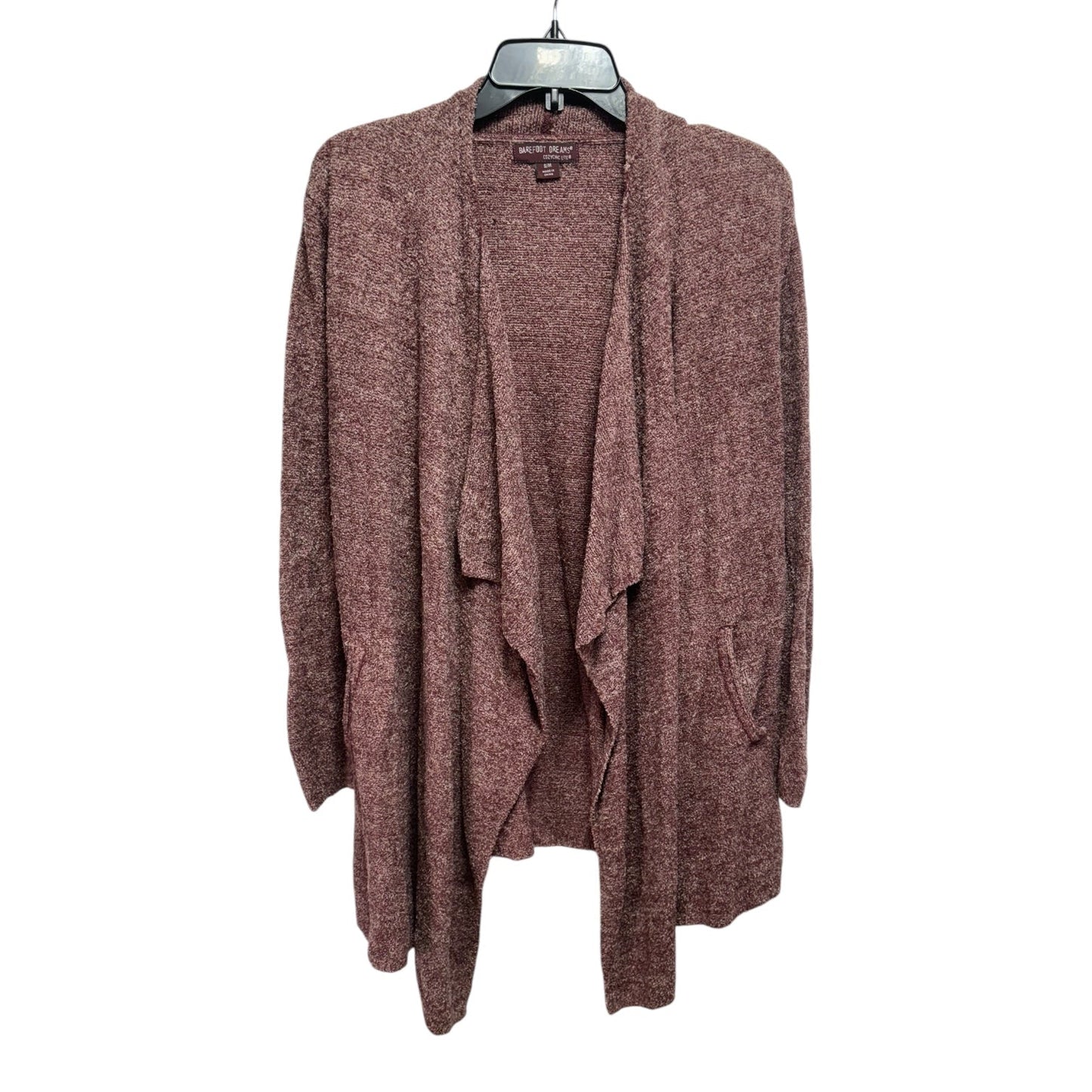 Sweater Cardigan By Barefoot Dreams In Maroon, Size: M