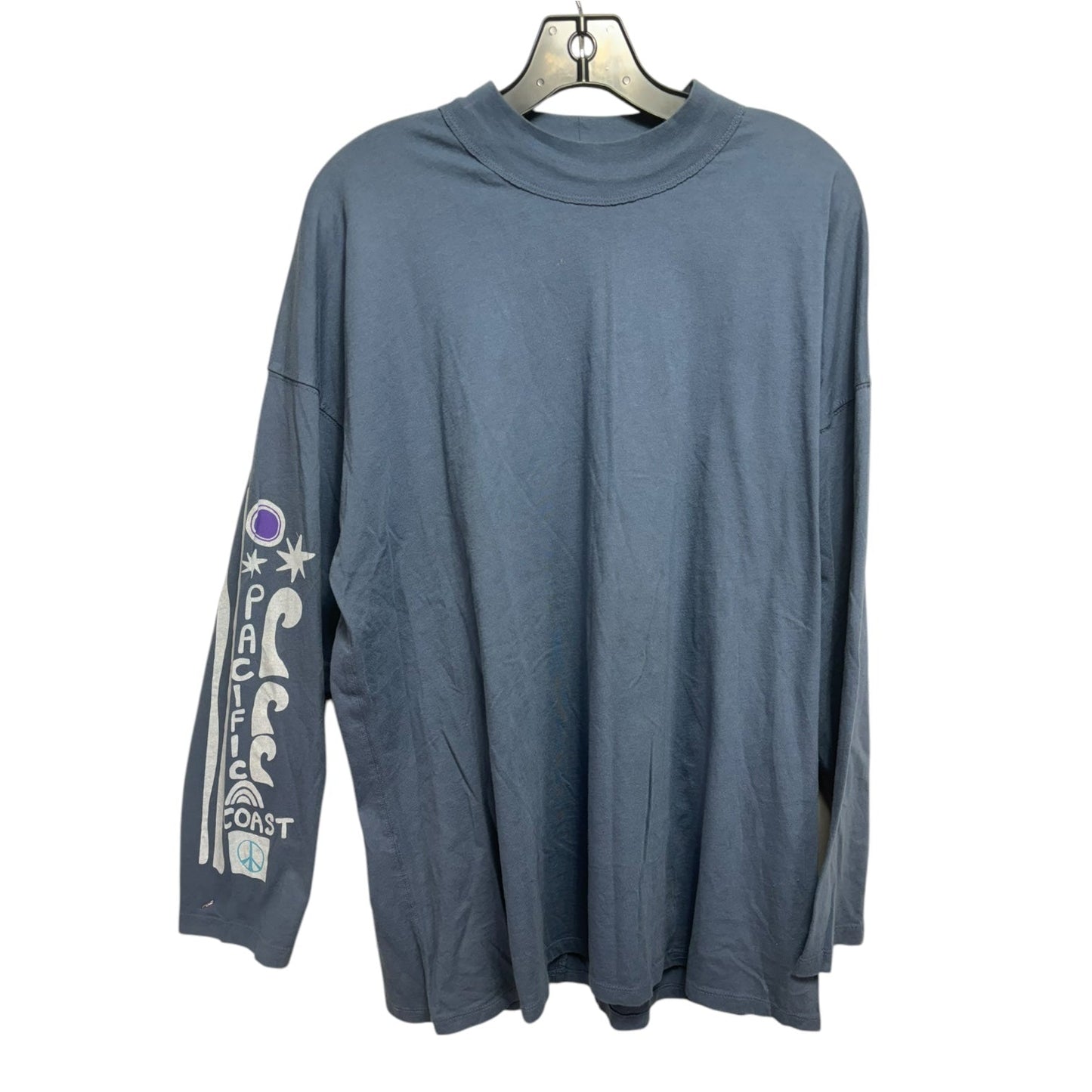 Top Long Sleeve Basic By We The Free In Blue, Size: M