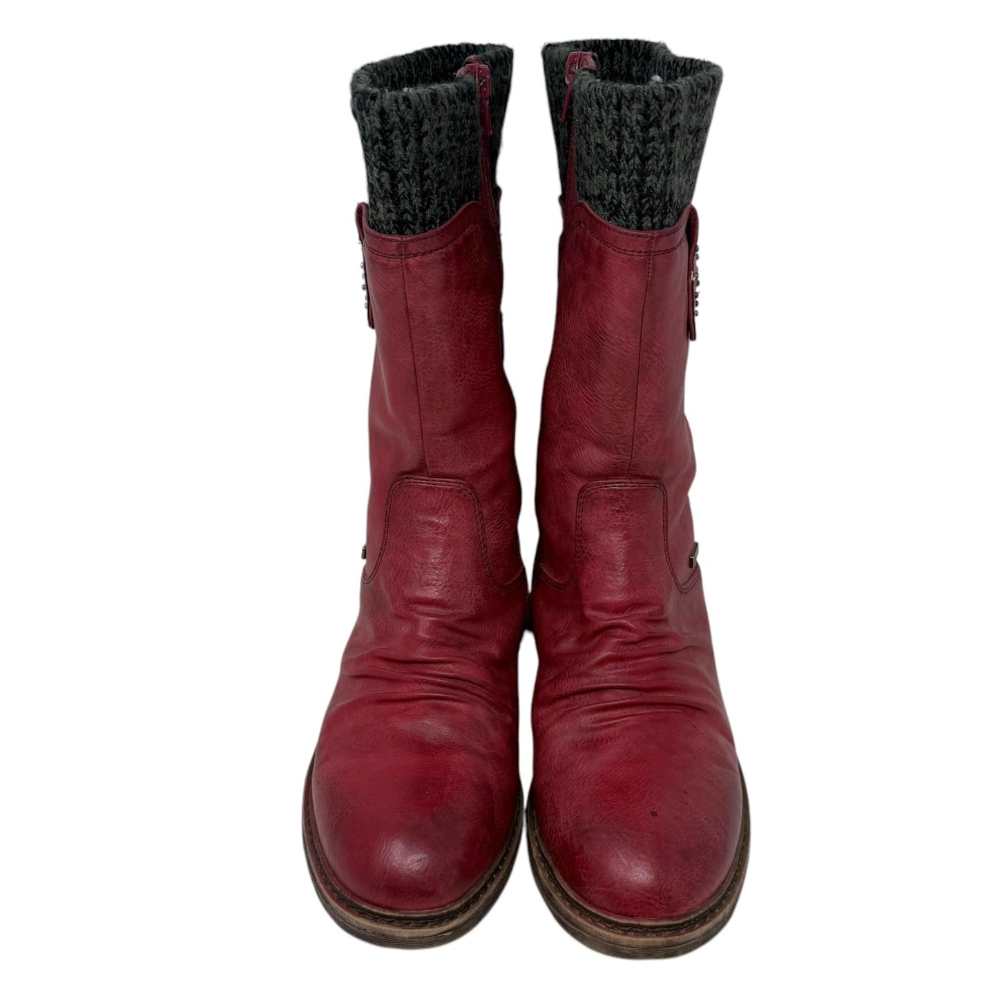 94773-35 Boots By Riekers In Red, Size: US 9/EU 40