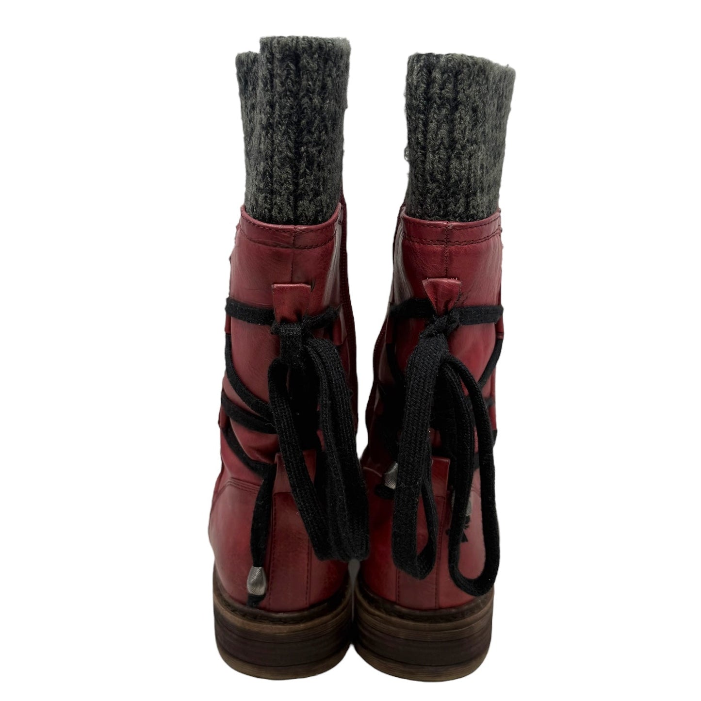 94773-35 Boots By Riekers In Red, Size: US 9/EU 40