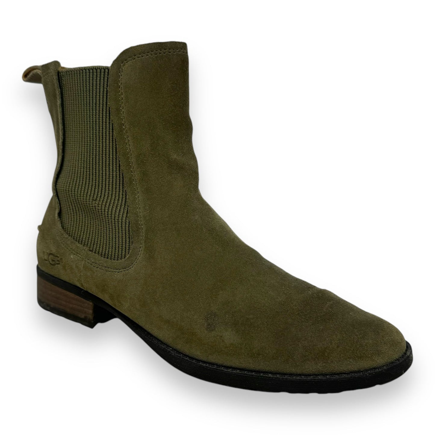 Boots Designer By Ugg In Green, Size: 9