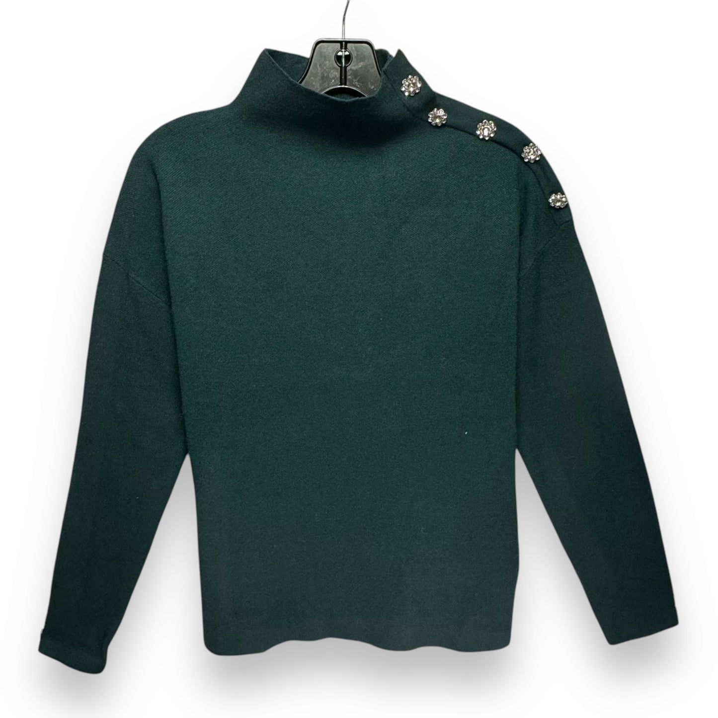 Sweater By Tahari By Arthur Levine In Teal, Size: S