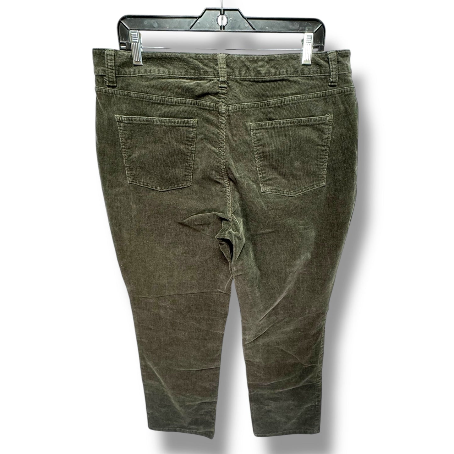 Pants Corduroy By Talbots In Green, Size: 14