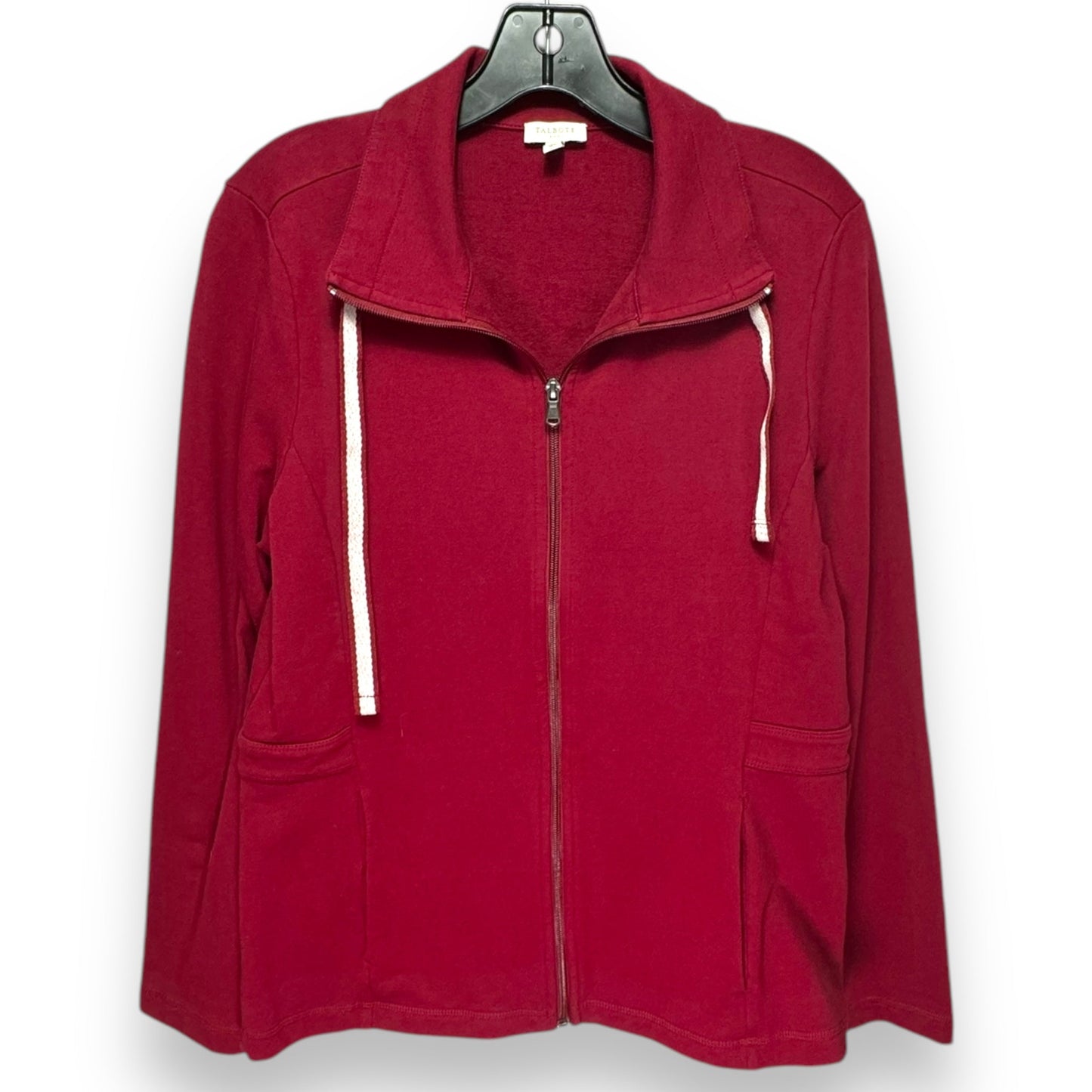 Athletic Jacket By Talbots In Red, Size: M