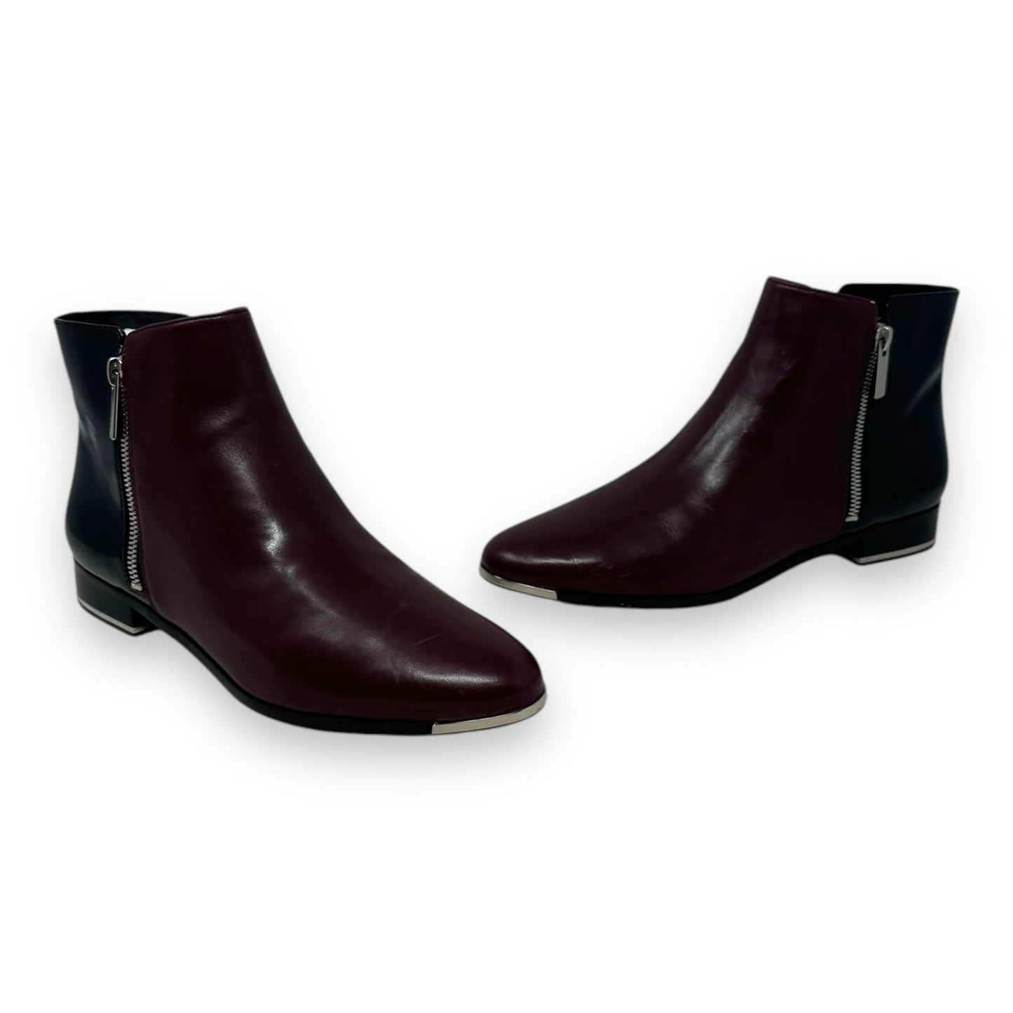 Boots Designer By Michael Kors In Maroon, Size: 9