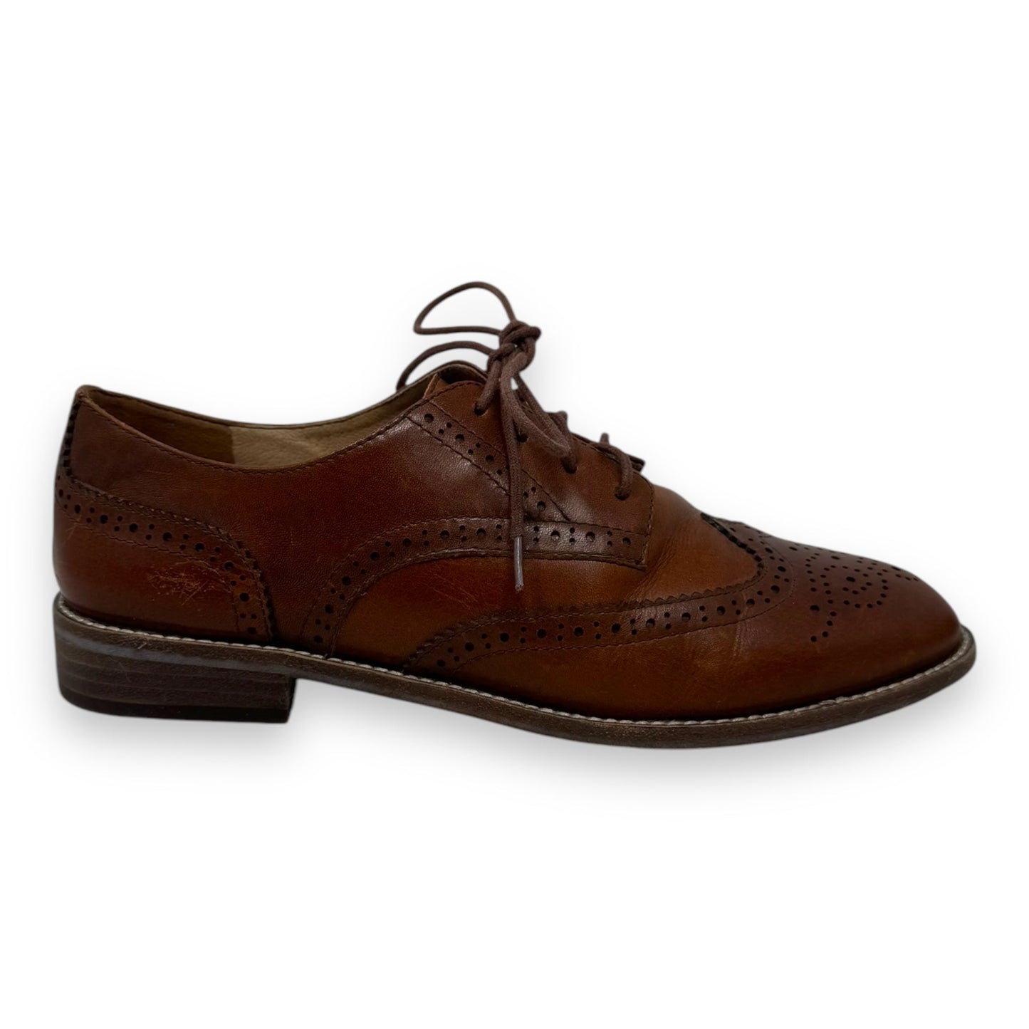 Juliette Brogue Oxfords By Madewell In Dark Chestnut, Size: 9