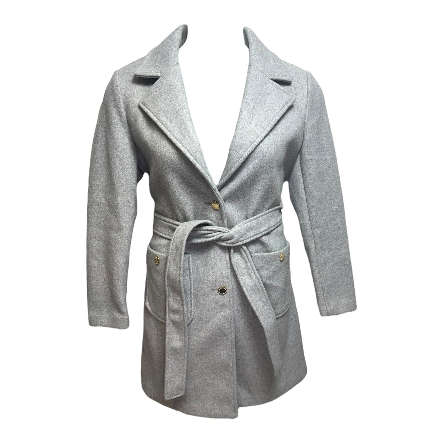 Belted Coat By Marc New York In Grey, Size: M