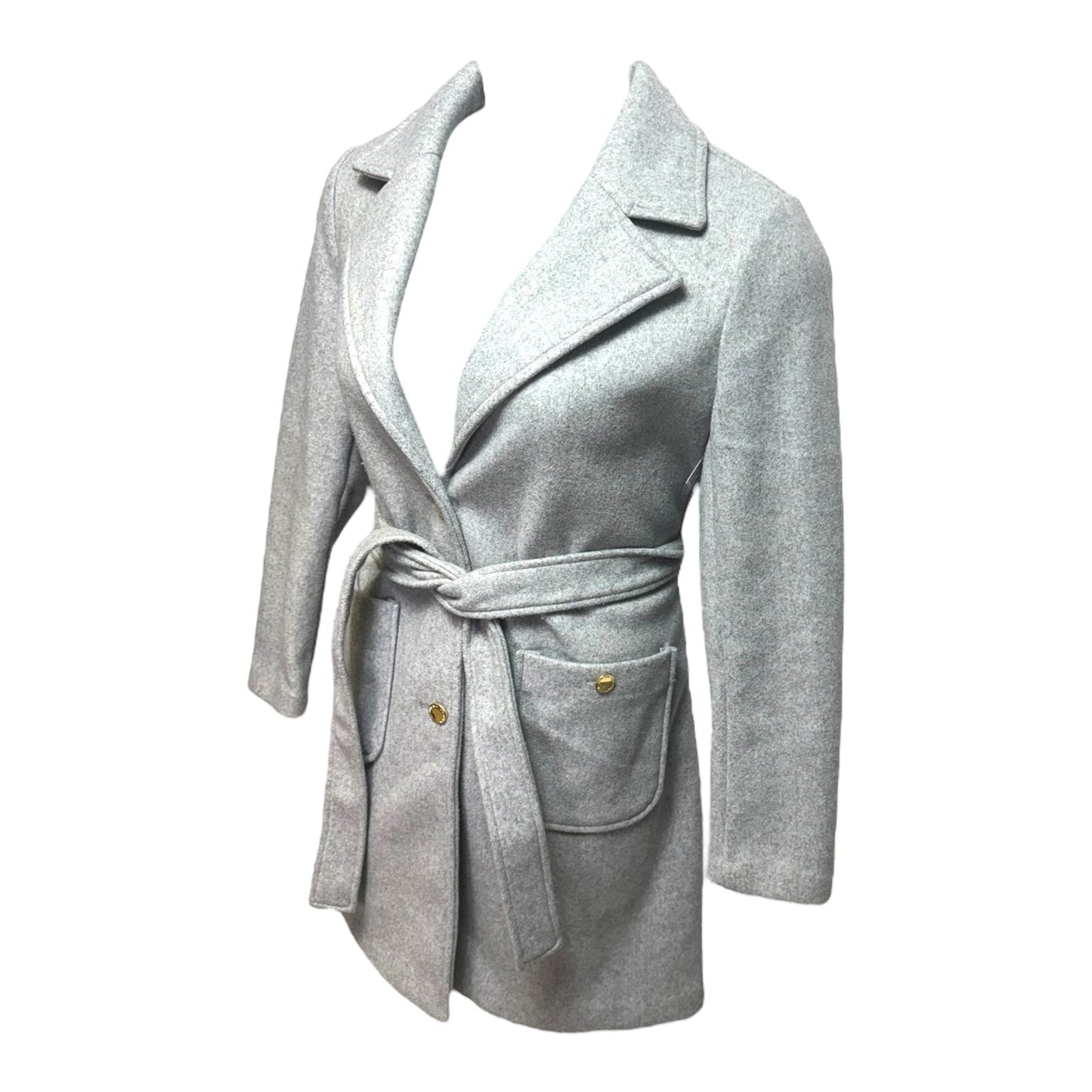 Belted Coat By Marc New York In Grey, Size: M