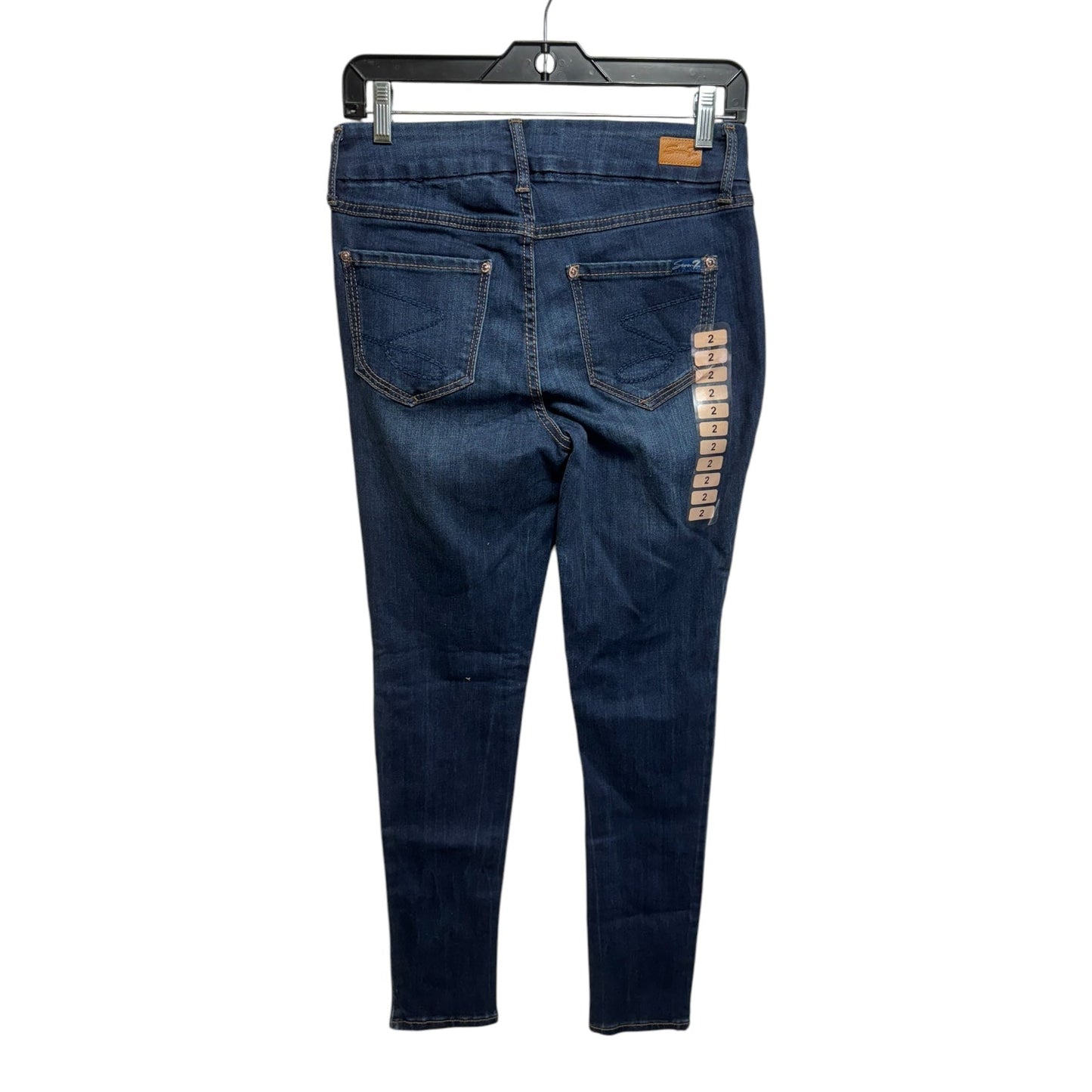 Jeans Skinny By Seven 7 In Blue Denim, Size: 2