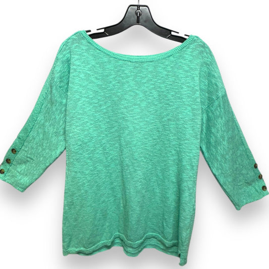 Sweater By Talbots In Green, Size: L