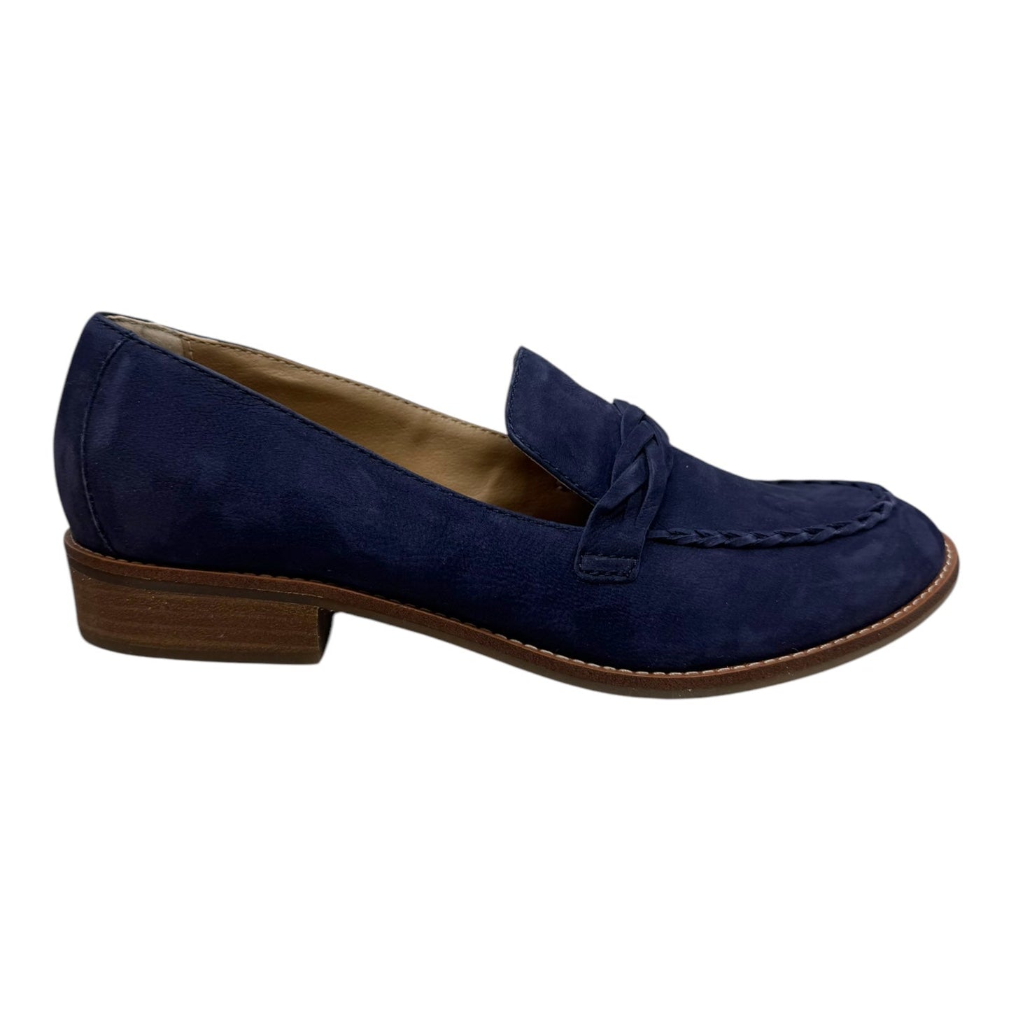 Edie Braided Loafer Shoes Flats By Earth In Blue, Size: 8.5