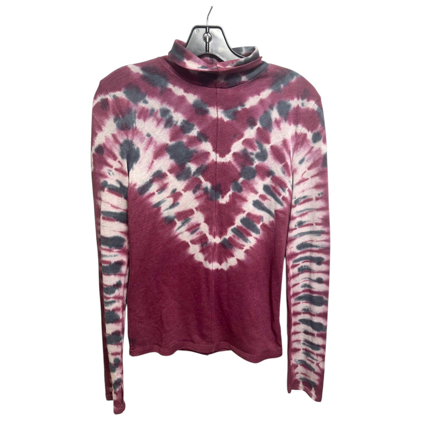 Top Long Sleeve By We The Free In Tie Dye Print, Size: Xs