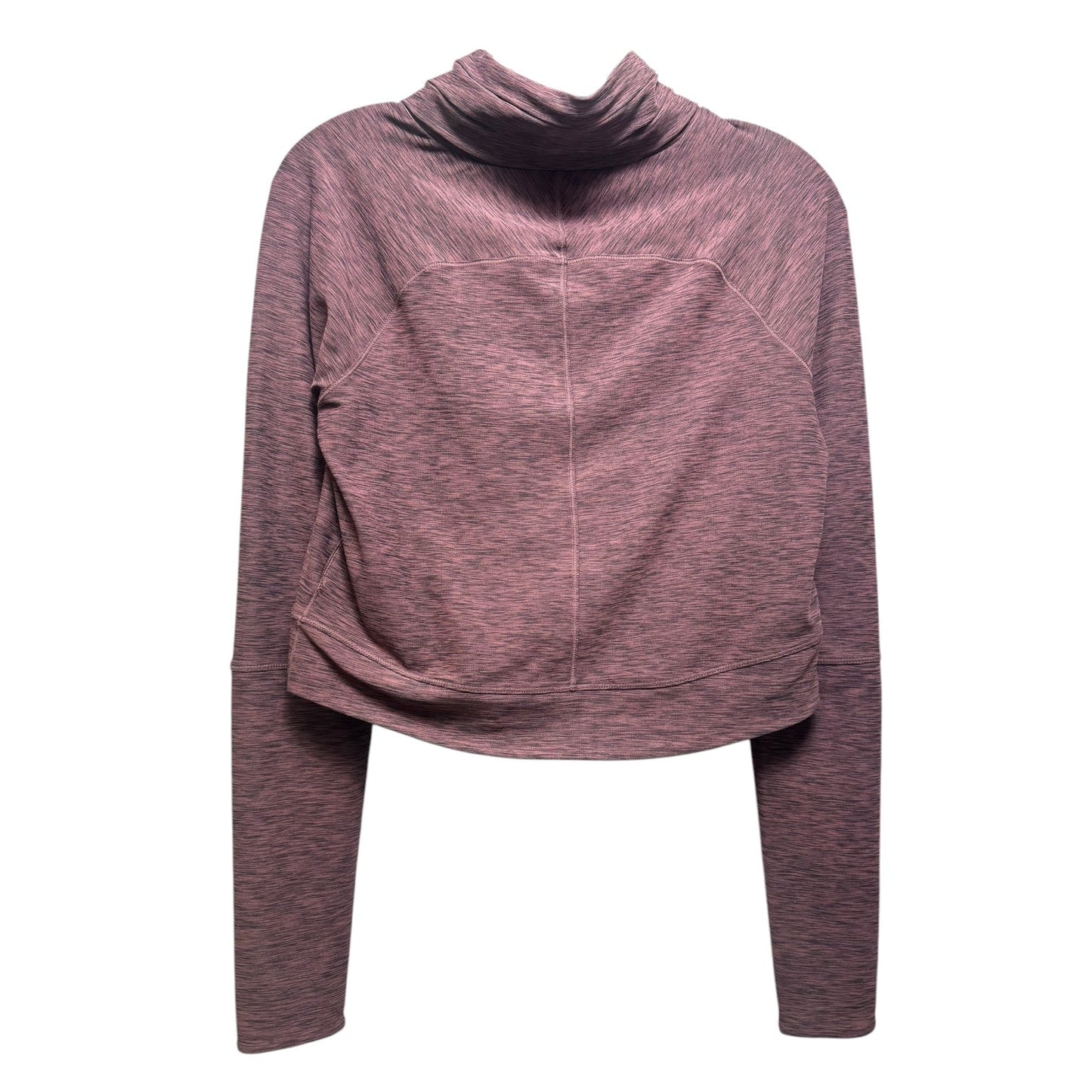 Athletic Top Long Sleeve Collar By Prana In Maroon, Size: Xs