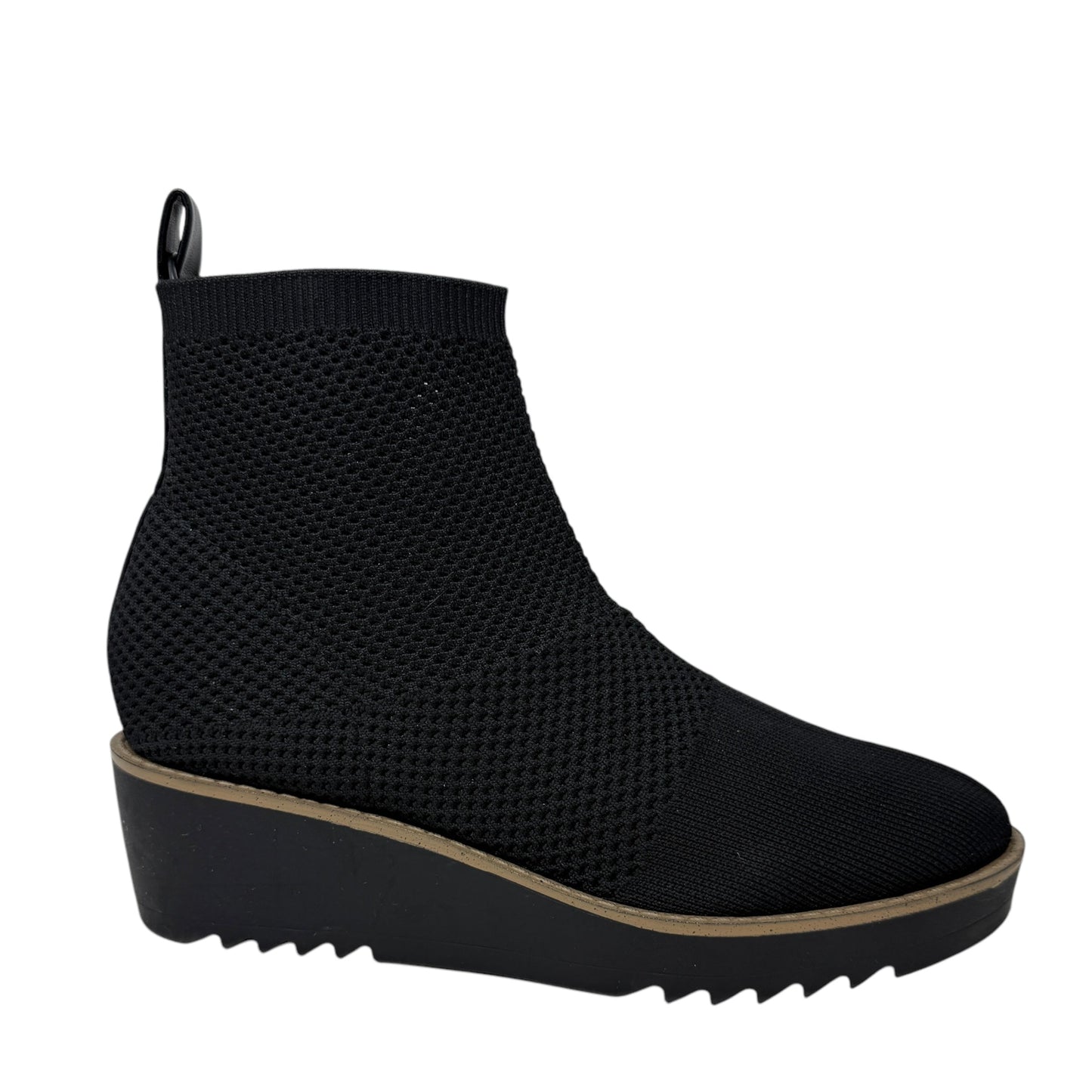 Reissa Knit Wedge Bootie By Bandolino In Black, Size: 6.5