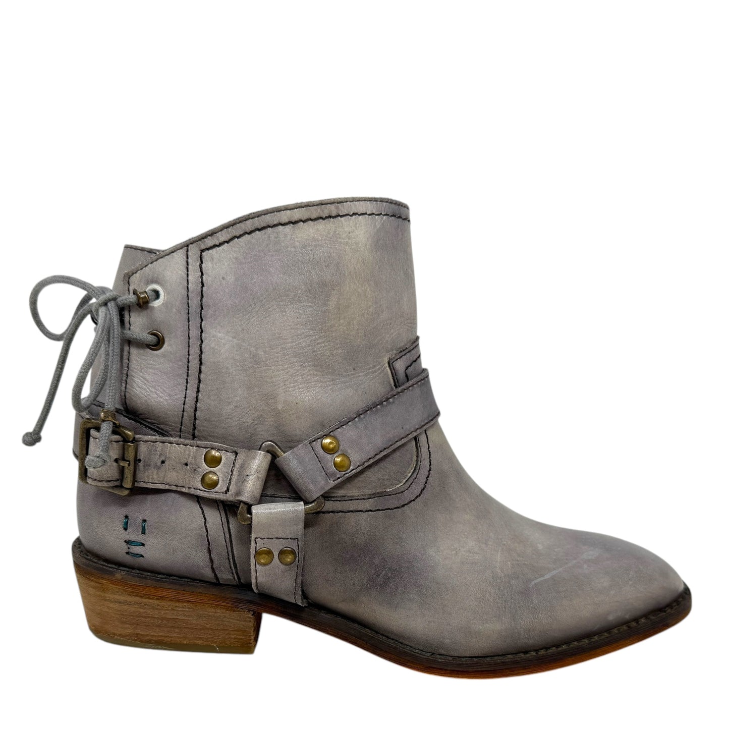 Elina Harness Boots By Roan By Bed Stu In Alkaline HD Antiqued, Size: 7.5