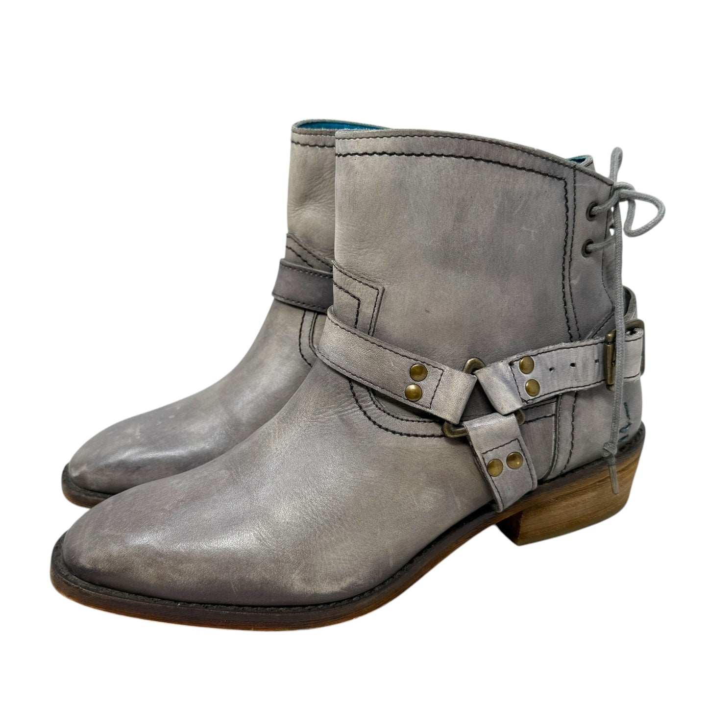 Elina Harness Boots By Roan By Bed Stu In Alkaline HD Antiqued, Size: 7.5