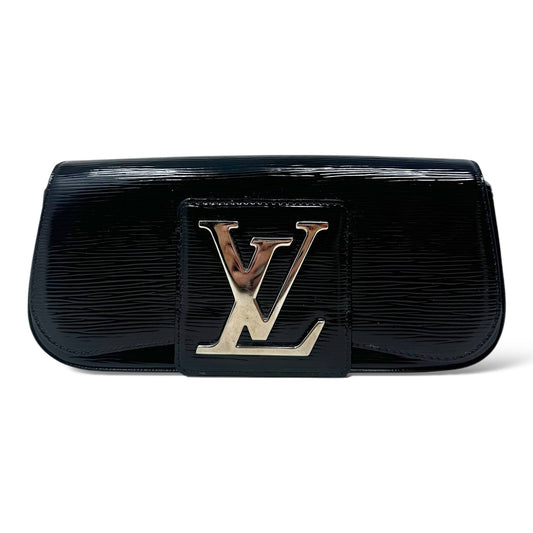 Electric Sobi Embossed Patent Epi Leather Clutch Luxury Designer By Louis Vuitton, Size: Large