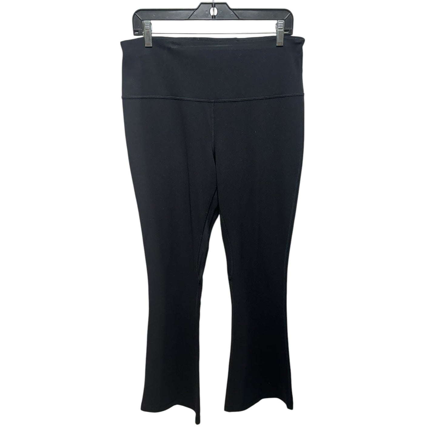 Flared Athletic Pants By Lululemon In Black, Size: 14