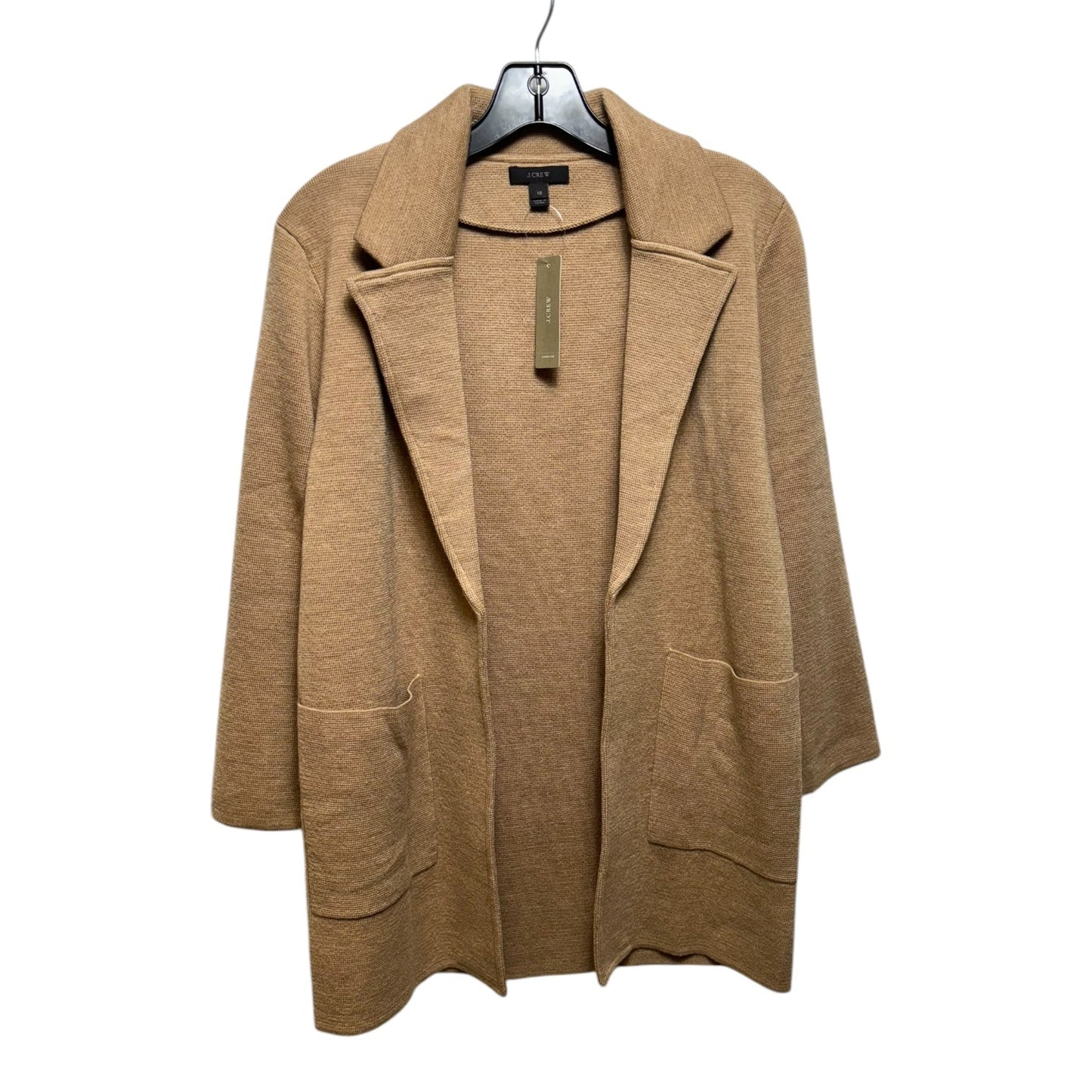 Merino Sweater Cardigan By J. Crew In Tan, Size: Xs