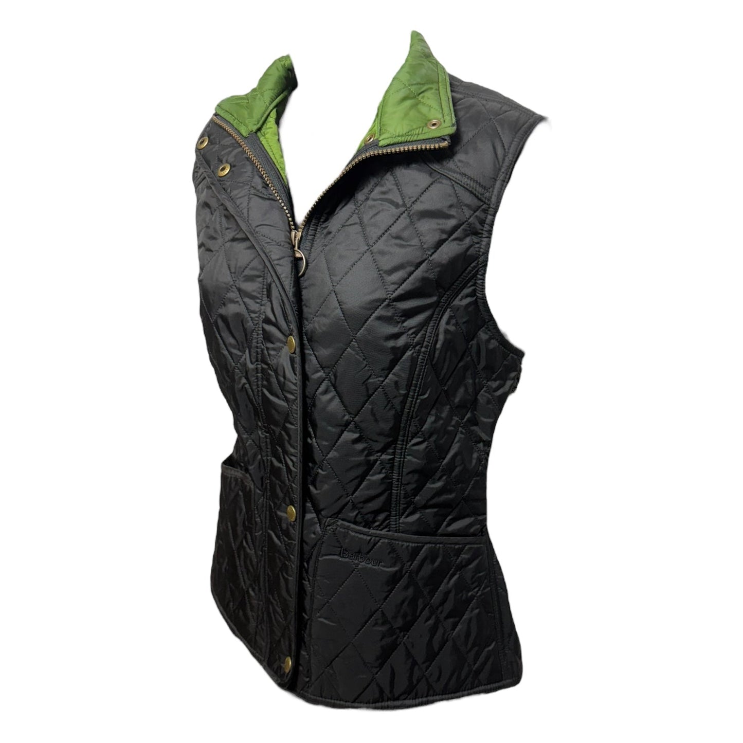 Summer Liddesdale Gilet Vest Puffer & Quilted By Barbour In Black, Size: 6