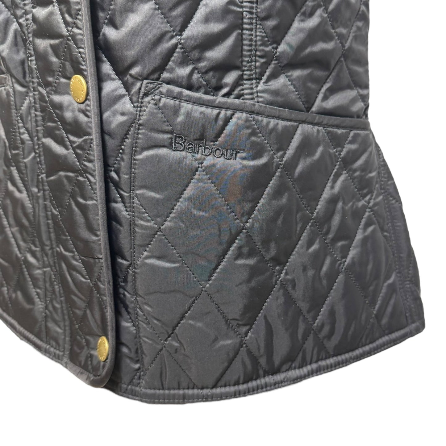 Summer Liddesdale Gilet Vest Puffer & Quilted By Barbour In Black, Size: 6