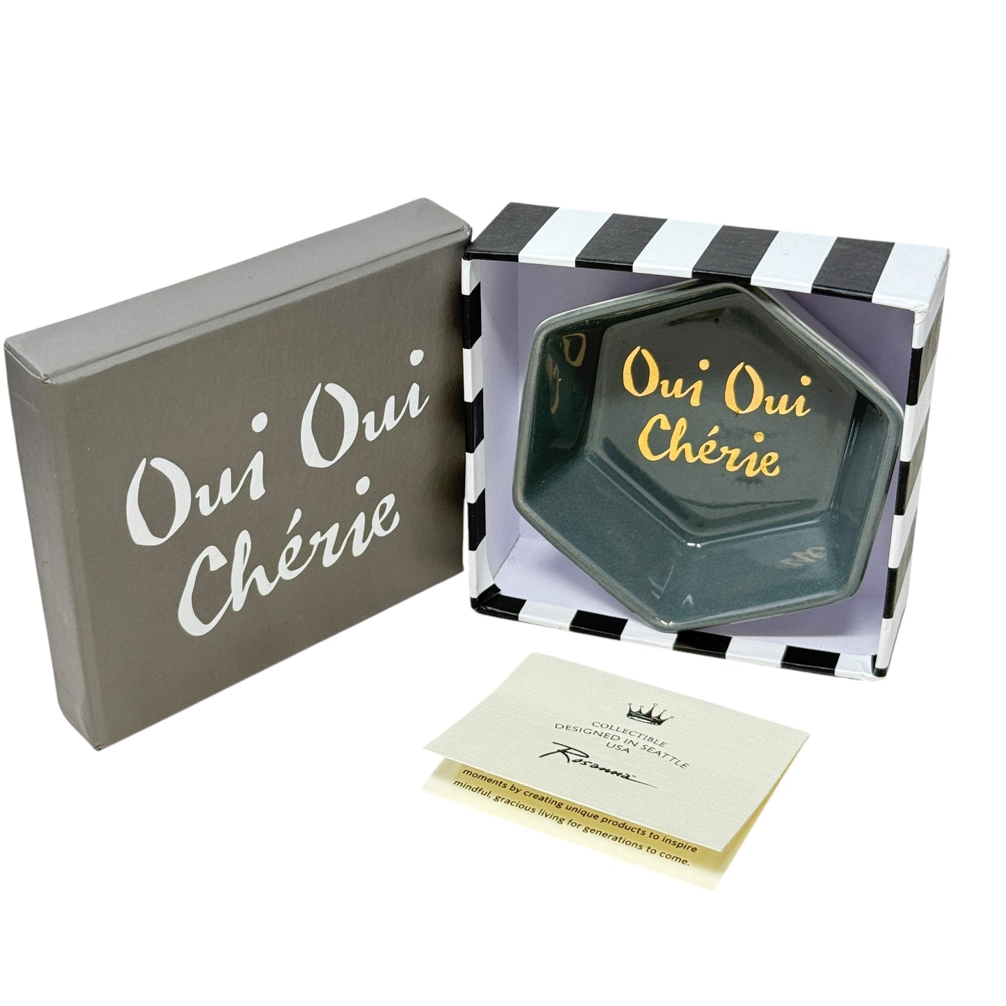 Oui Oui Cherie Tray Chic Jewelry Dish By Rosanna