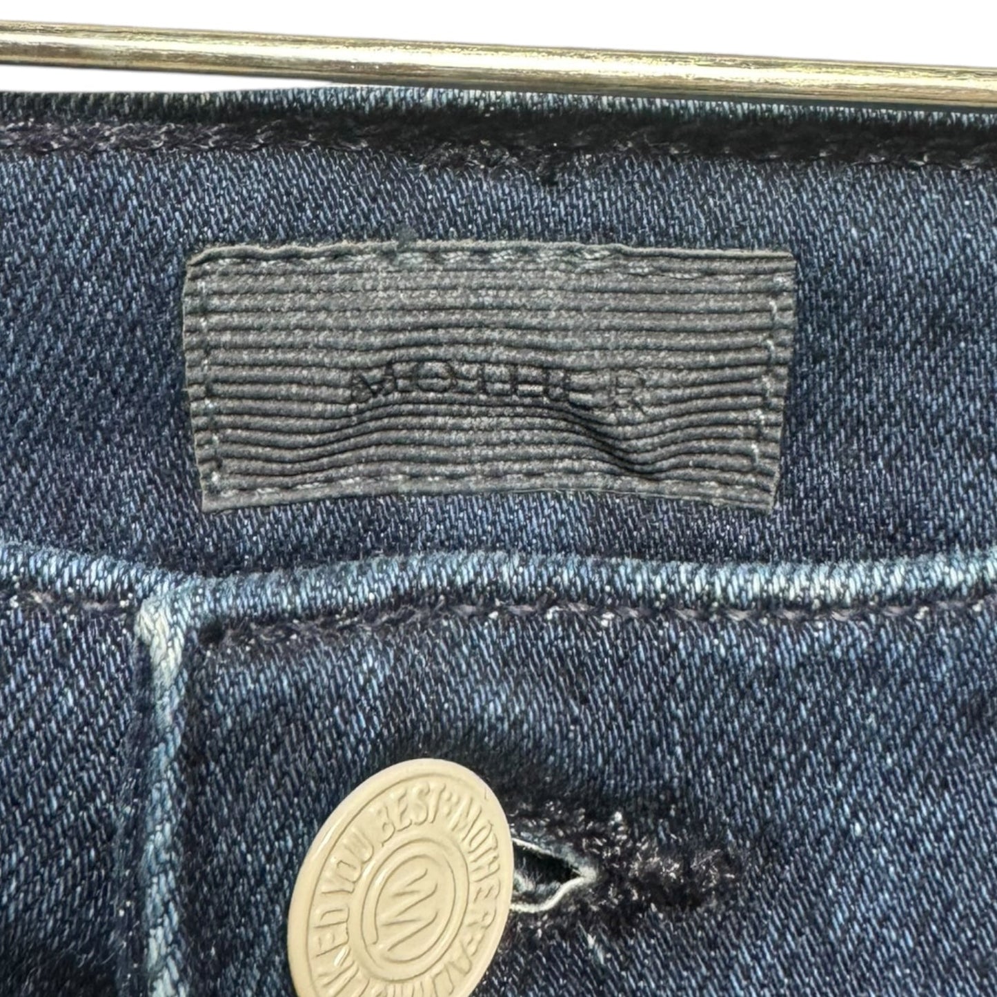 Jeans Straight By Mother Jeans In Blue Denim, Size: 2