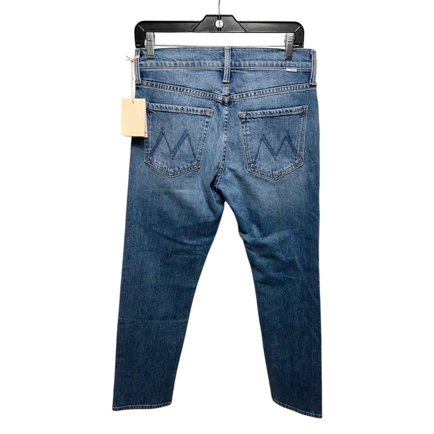 The Hiker Hover Jeans Straight By Mother Jeans In Blue Denim, Size: 2