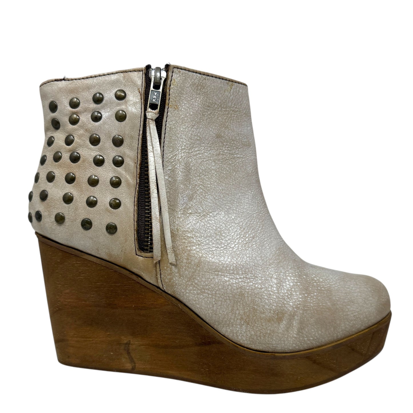 Cobbler Series Ghent Studded Bootie By Bed Stu In Nectar Luxe, Size: US 9.5/EU 39.5