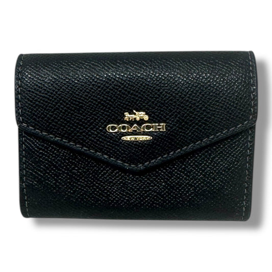 Flap Card Case Designer By Coach, Size: Small