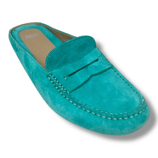 Shoes Flats By Johnston & Murphy In Aqua, Size: 8