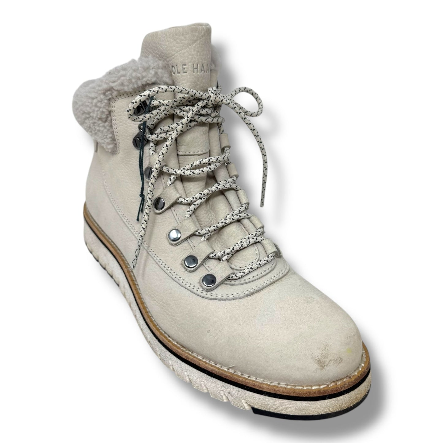 Zerogrand Explore Hiking Boots By Cole-haan In Nubuck With Shearling, Size: 8.5