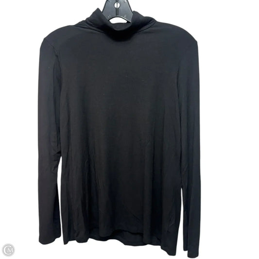 Top Long Sleeve By Tahari By Arthur Levine In Black, Size: M