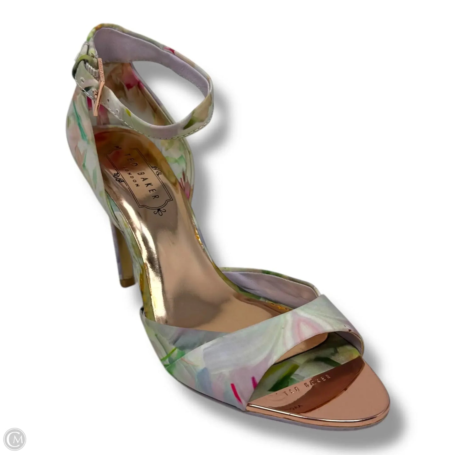 Shoes Heels Stiletto By Ted Baker In Floral Print, Size: 7.5