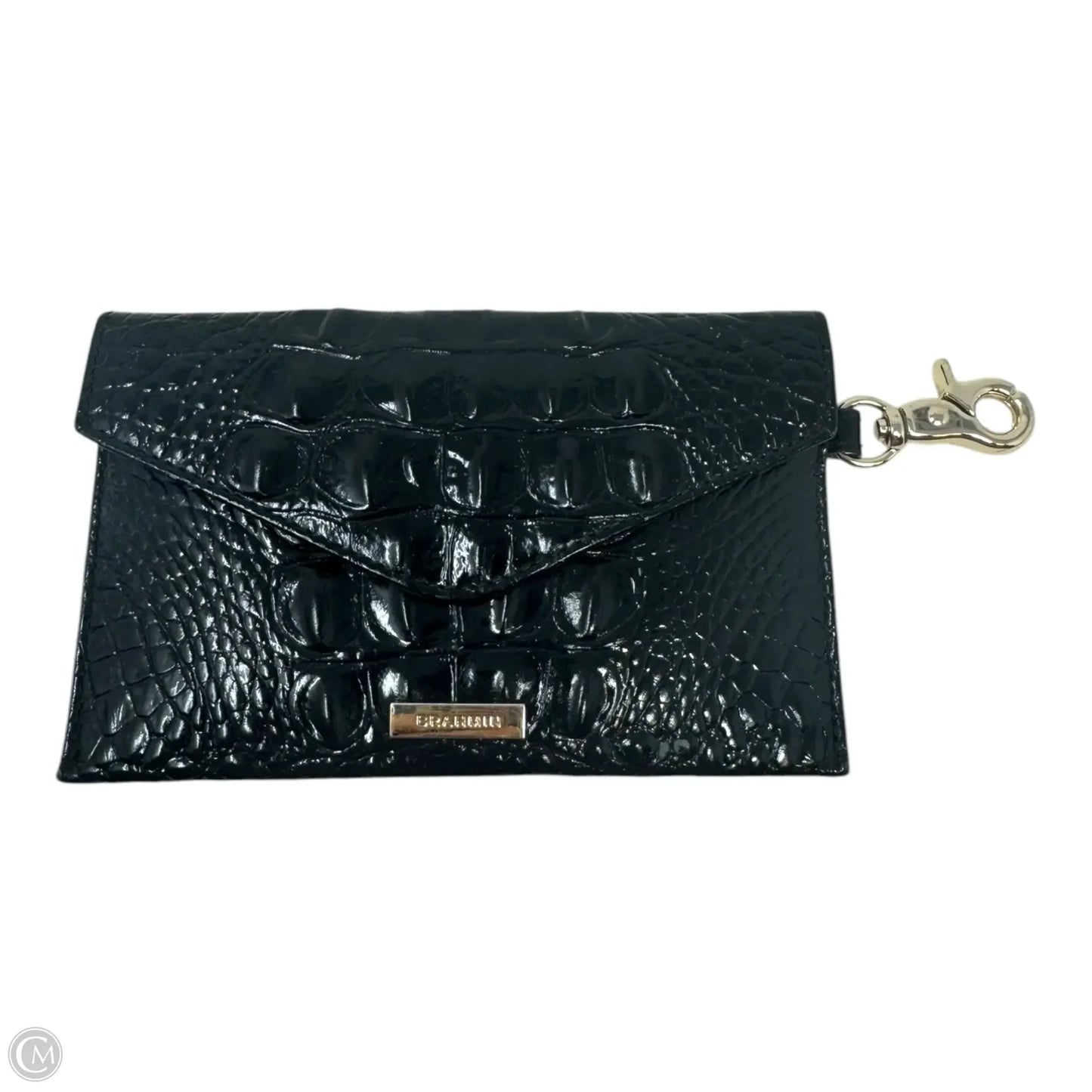 BYO Mask Case Designer By Brahmin In Melbourne Croc Embossed Leather, Size: Small