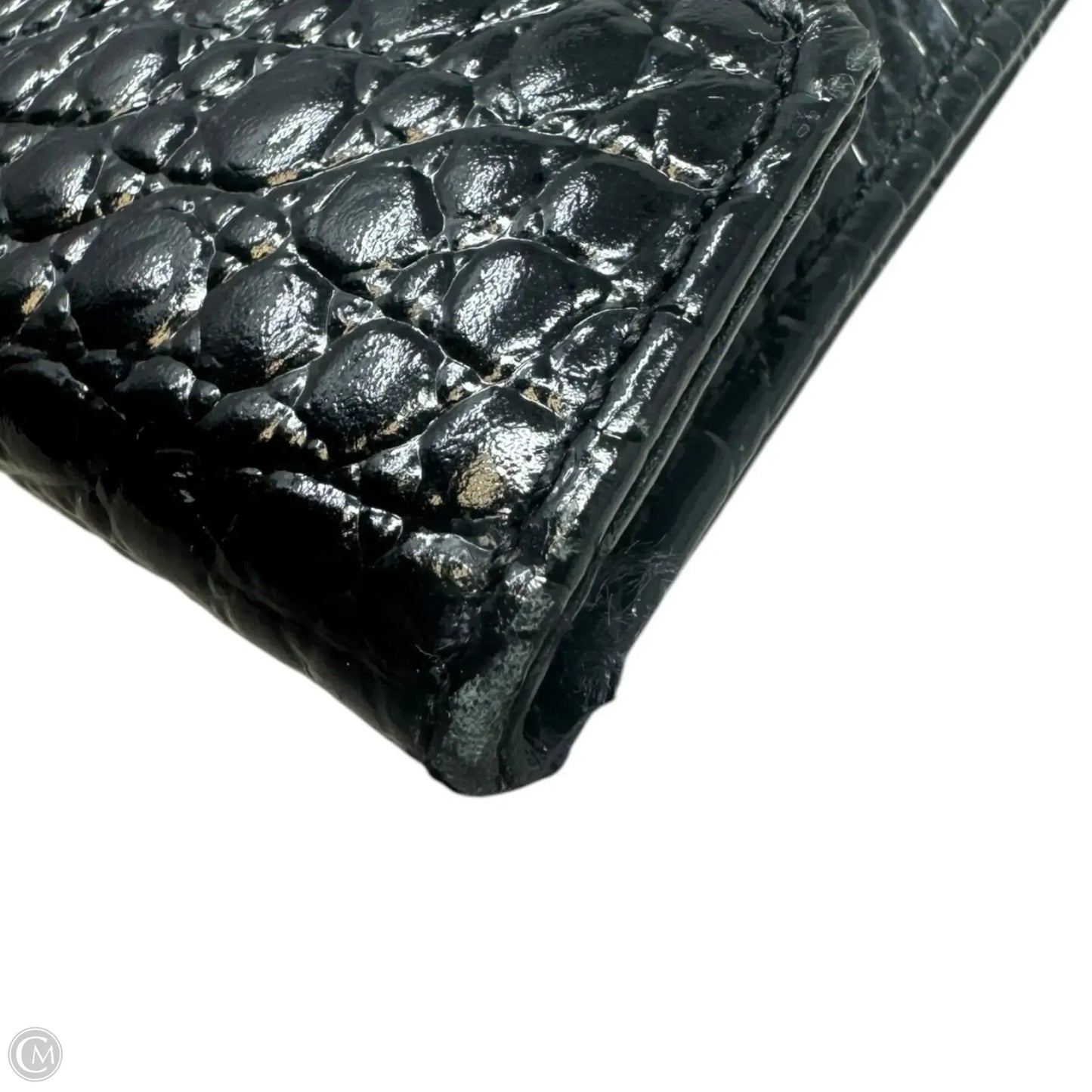 BYO Mask Case Designer By Brahmin In Melbourne Croc Embossed Leather, Size: Small