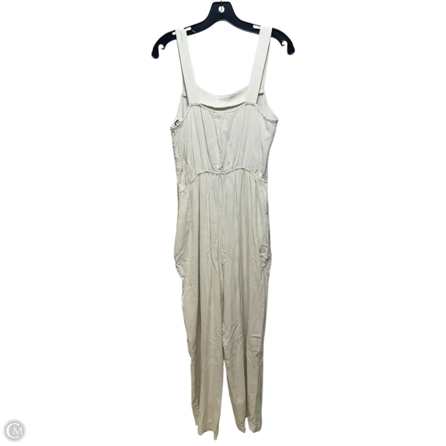 Jumpsuit Casual By Monteau In Cream, Size: L