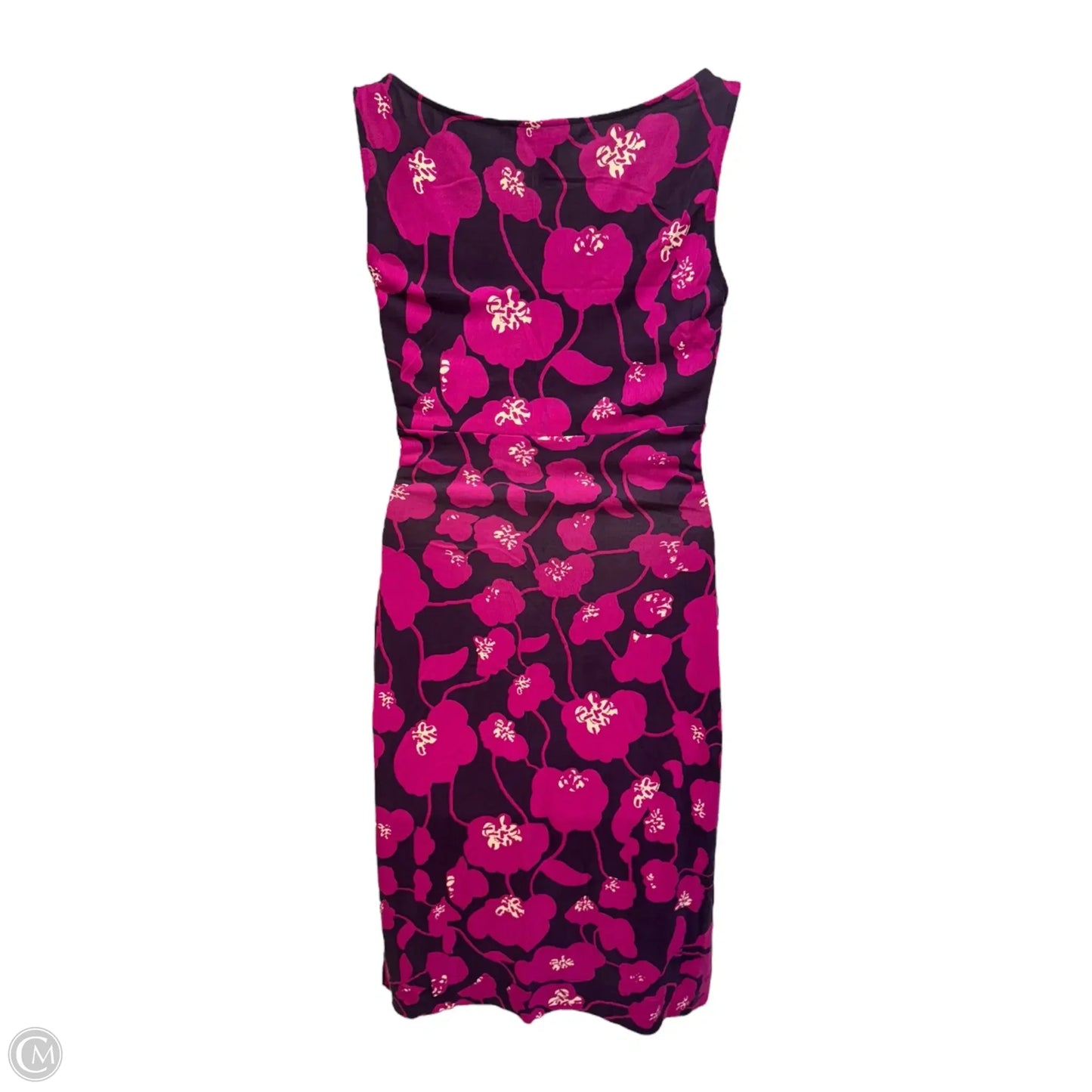 Silk St Kitt’s Sheath Dress Designer By Diane Von Furstenberg In Floral Print, Size: 10