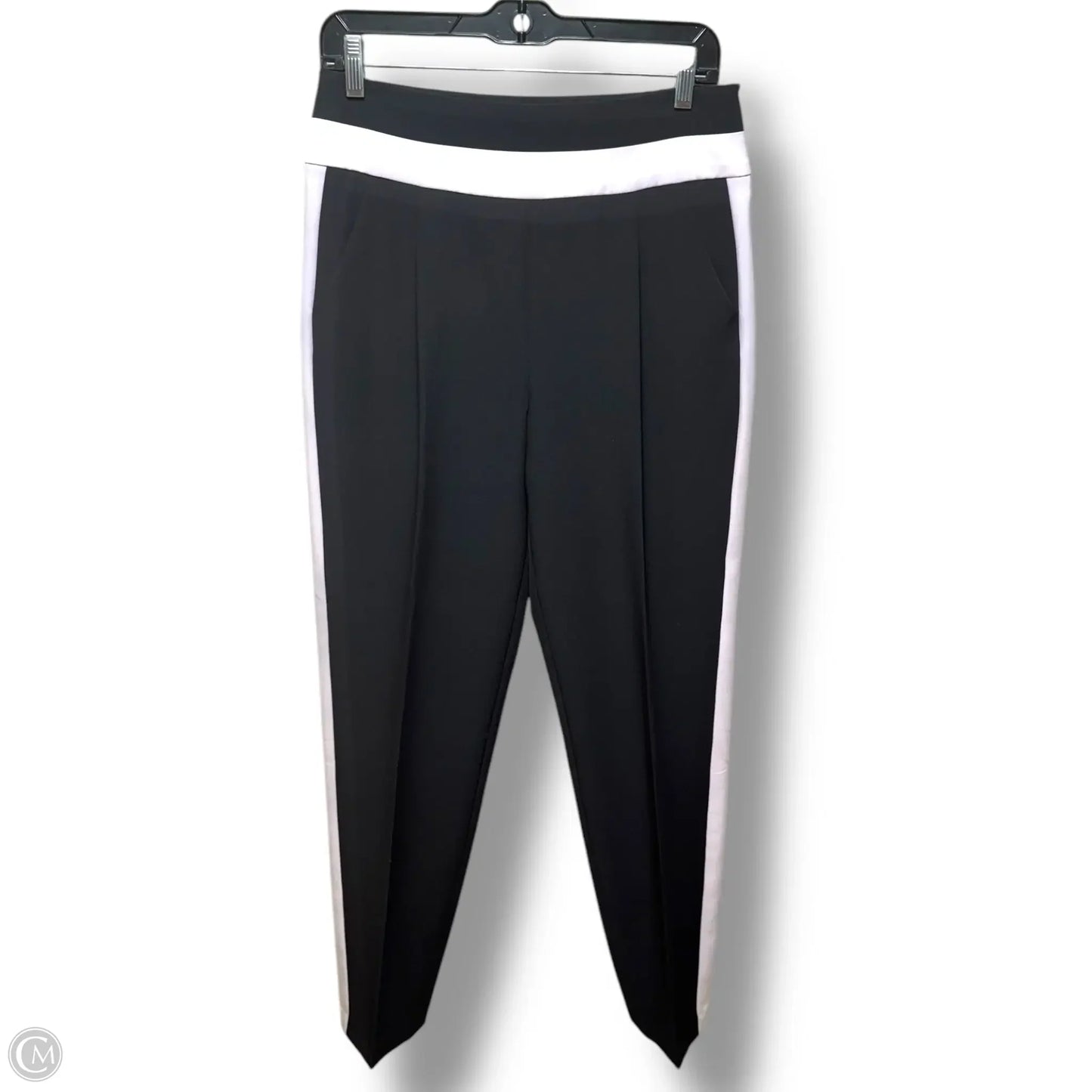 Pants Designer By Milly In Black & White, Size: 4