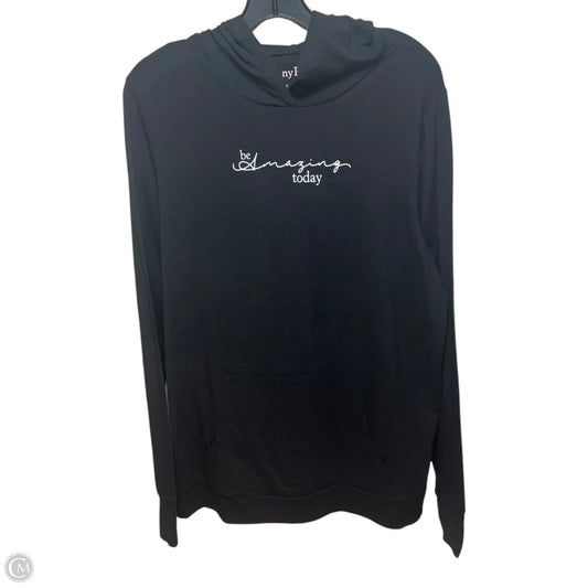 Top Long Sleeve By Any Body In Black, Size: S